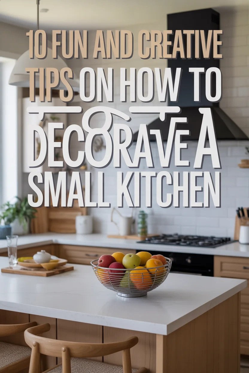 10 Fun and Creative Tips on How to Decorate a Small Kitchen