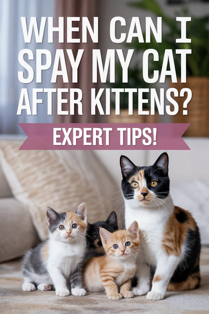 When Can I Get My Cat Spayed After Having Kittens