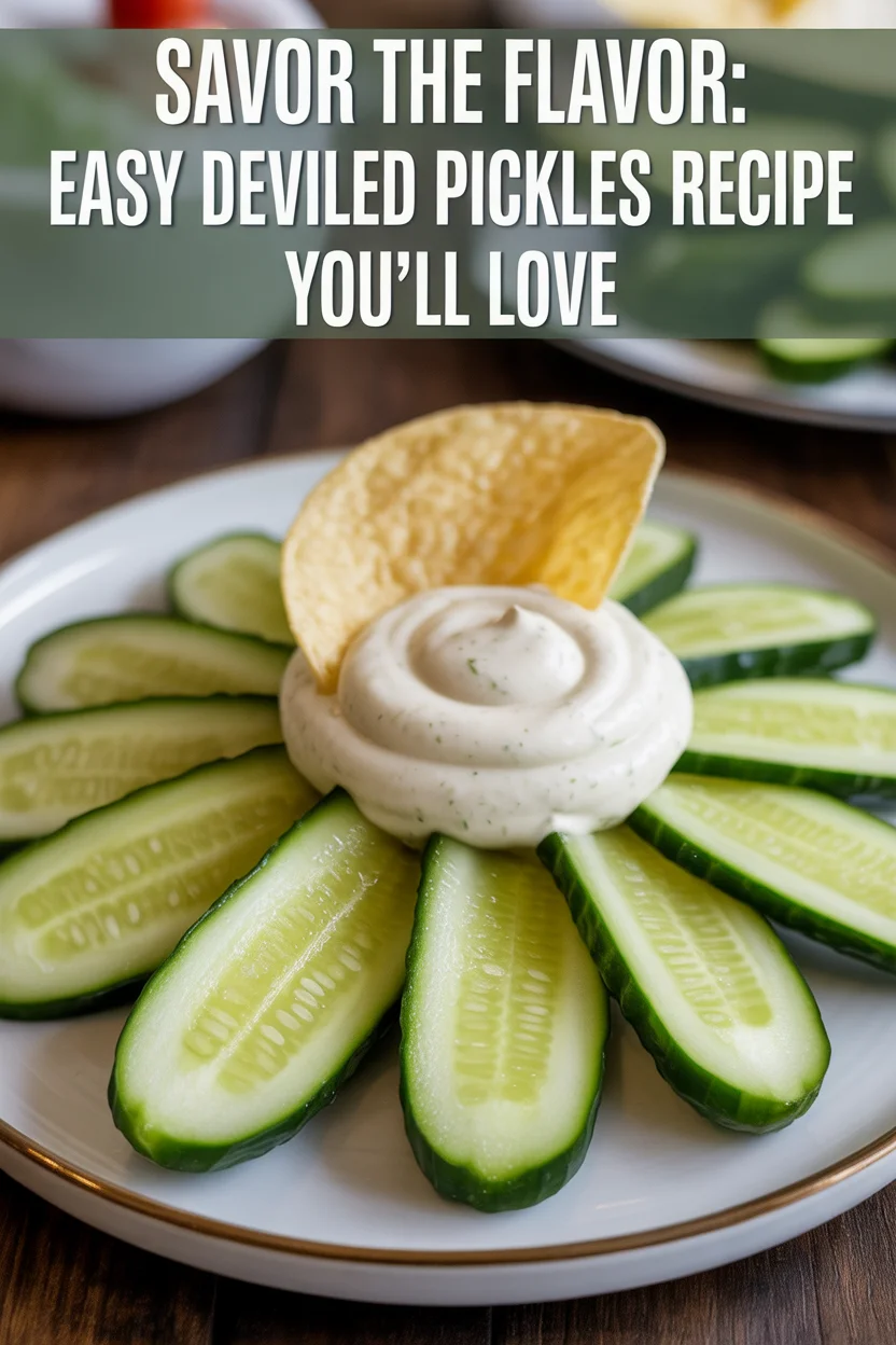 Deviled Pickles Recipe