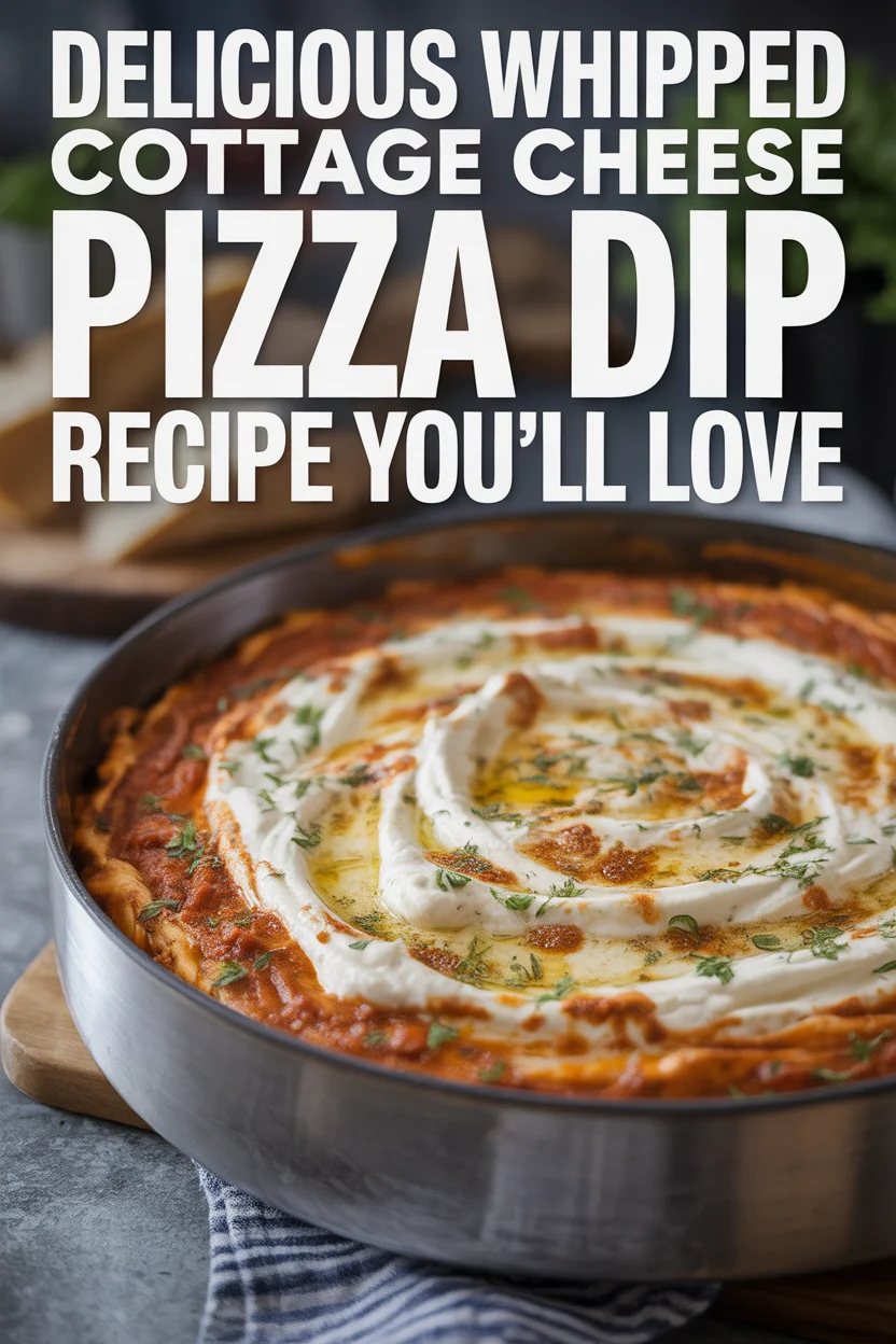 Whipped Cottage Cheese Pizza Dip Recipe