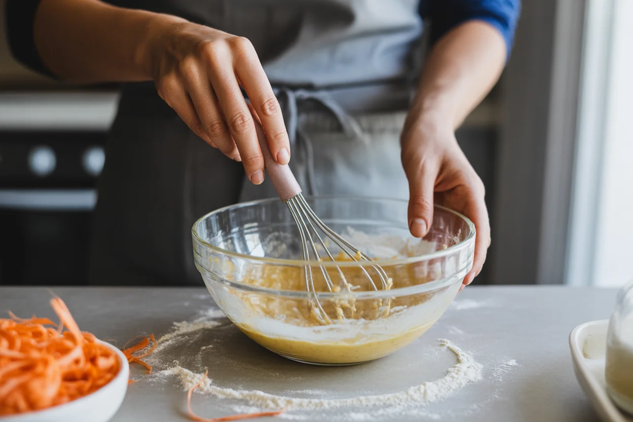 Cottage Cheese Carrot Cake Muffins