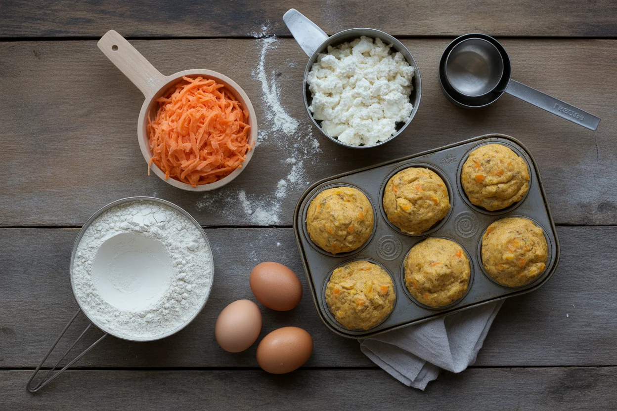 Deliciously Healthy Cottage Cheese Carrot Cake Muffins to Love