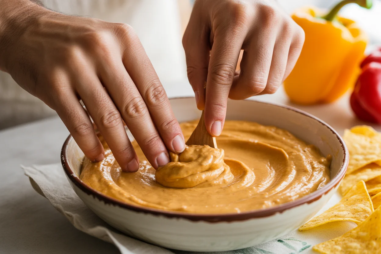 Ground Beef Cottage Cheese Queso Recipe