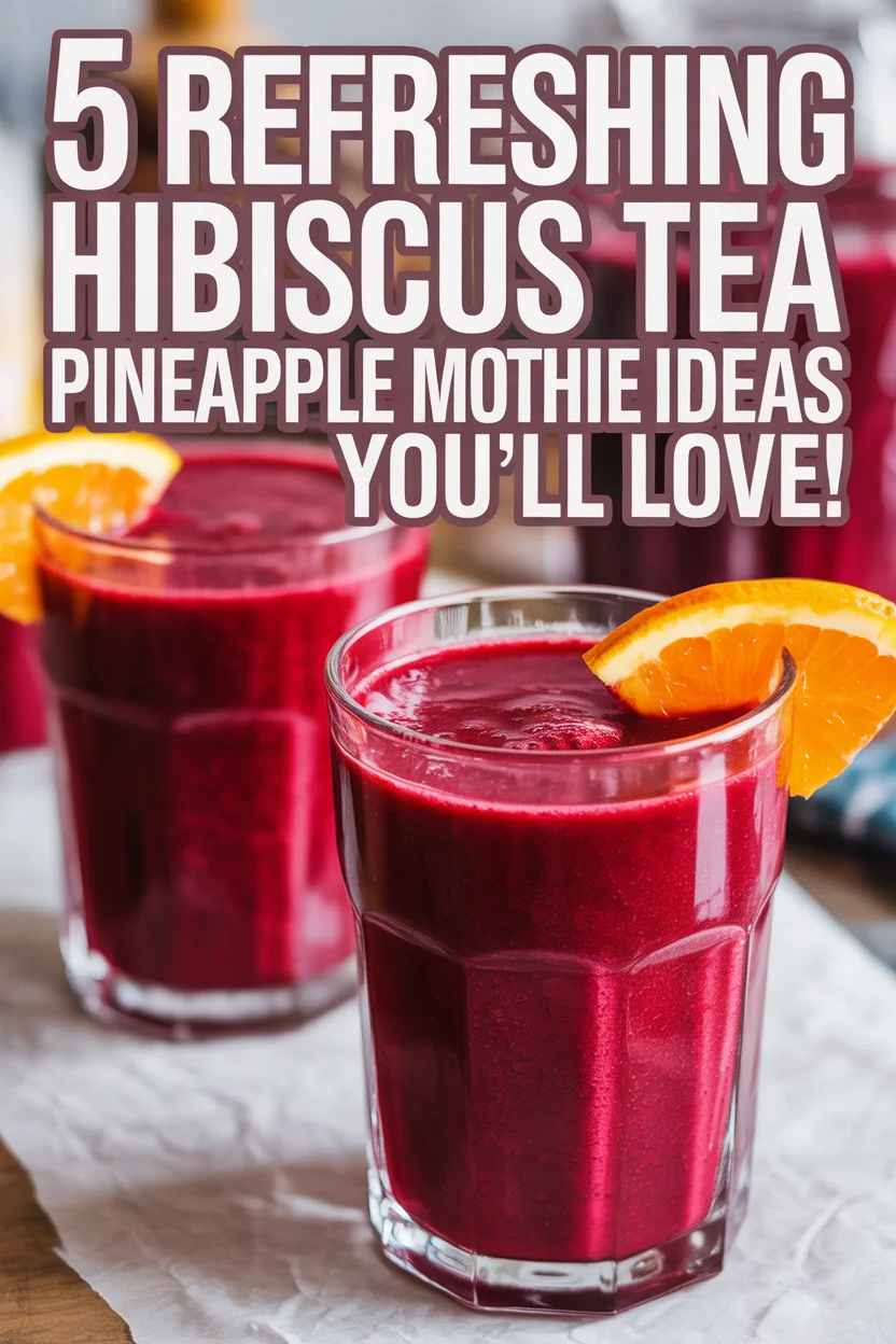 Hibiscus Tea Pineapple Smoothie