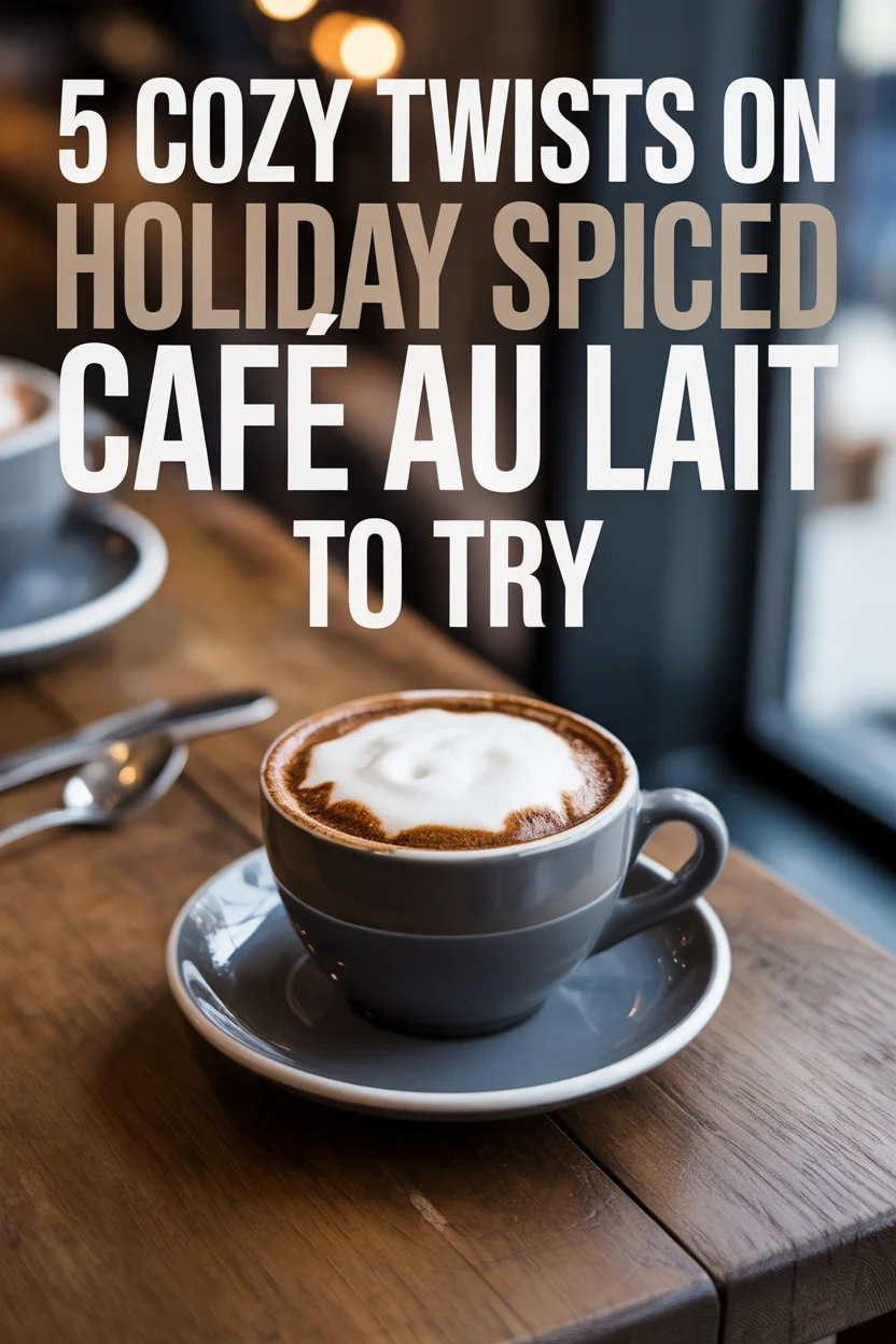 5 Cozy Twists on Holiday Spiced Café Au Lait to Try