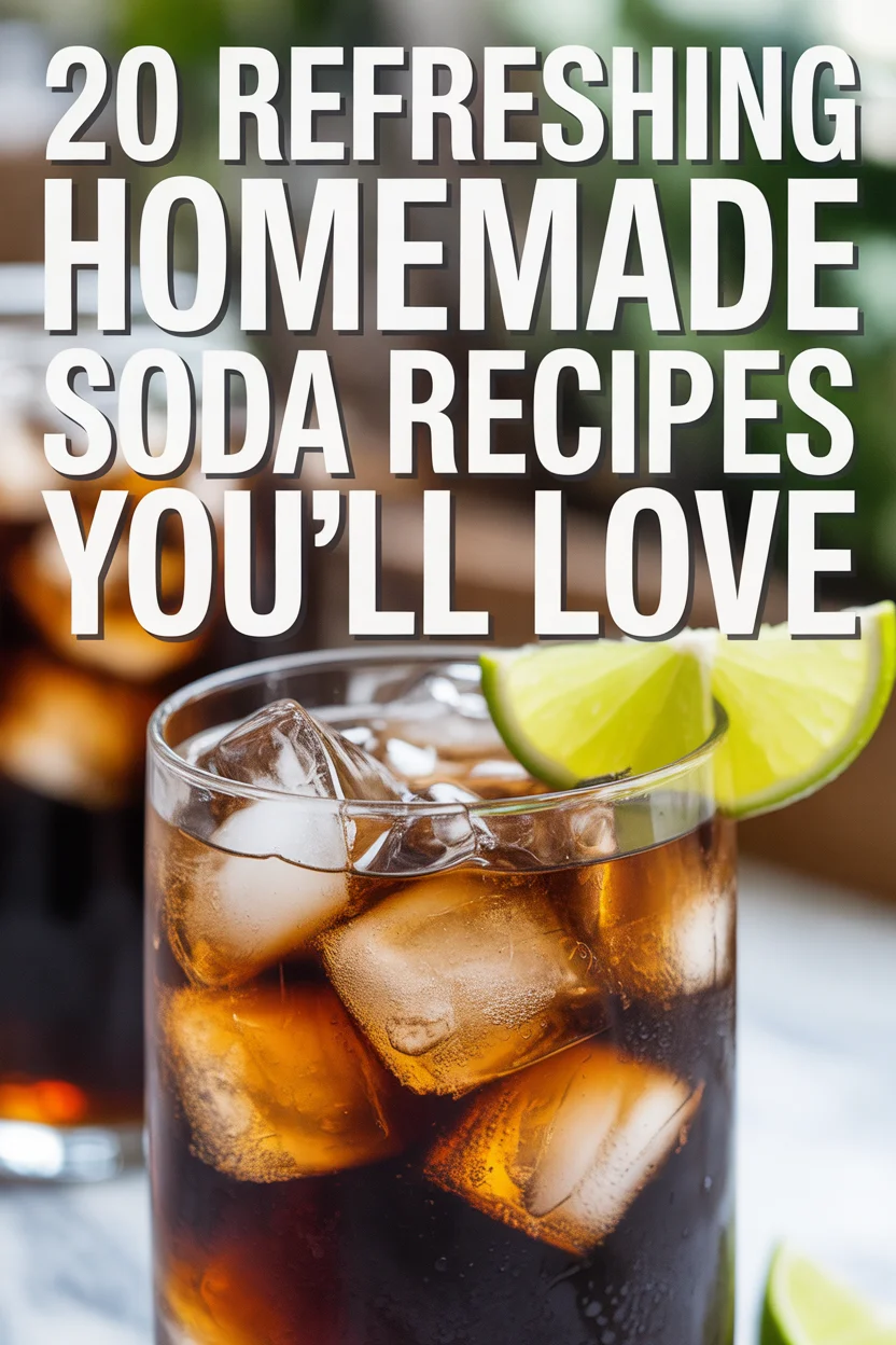 20 Refreshing Homemade Soda Recipes You'll Love