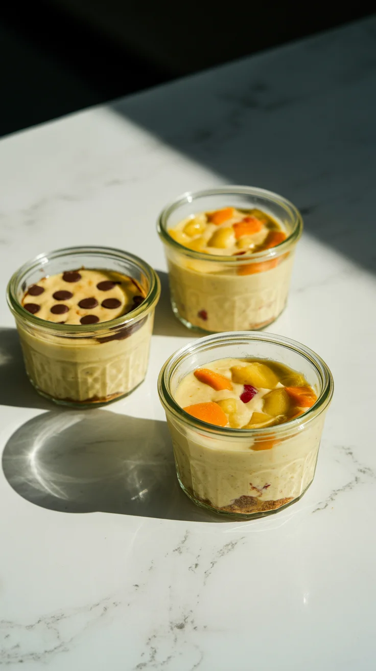 Baked Protein Pancake Bowls Baked Protein Pancake Bowls