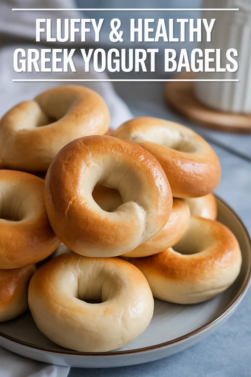 Fluffy Healthy Greek Yogurt Bagels