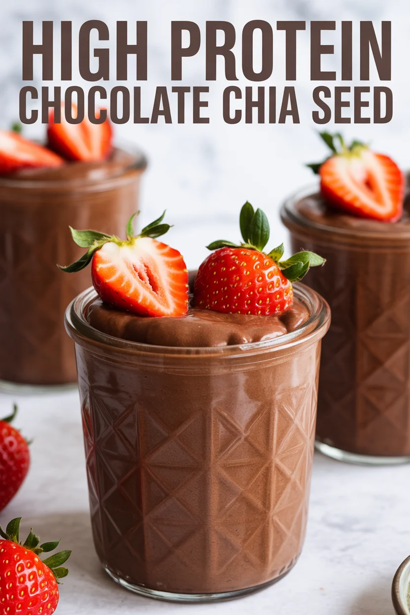 High Protein Chocolate Chia Seed