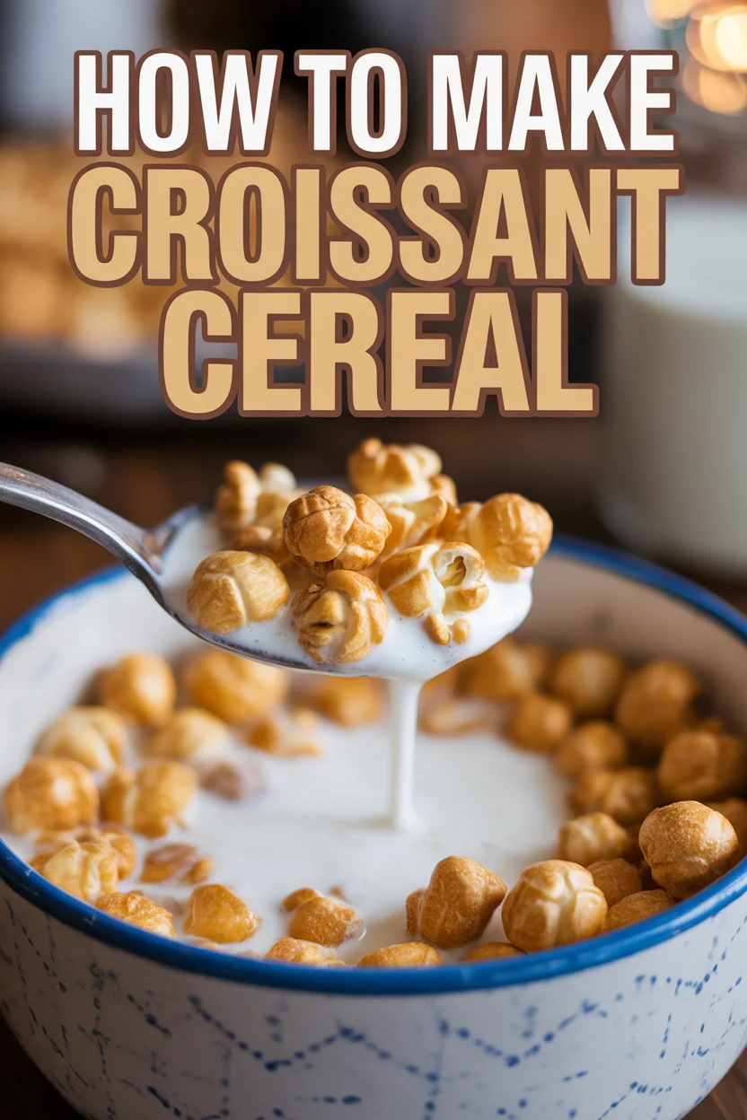 How To Make Croissant Cereal