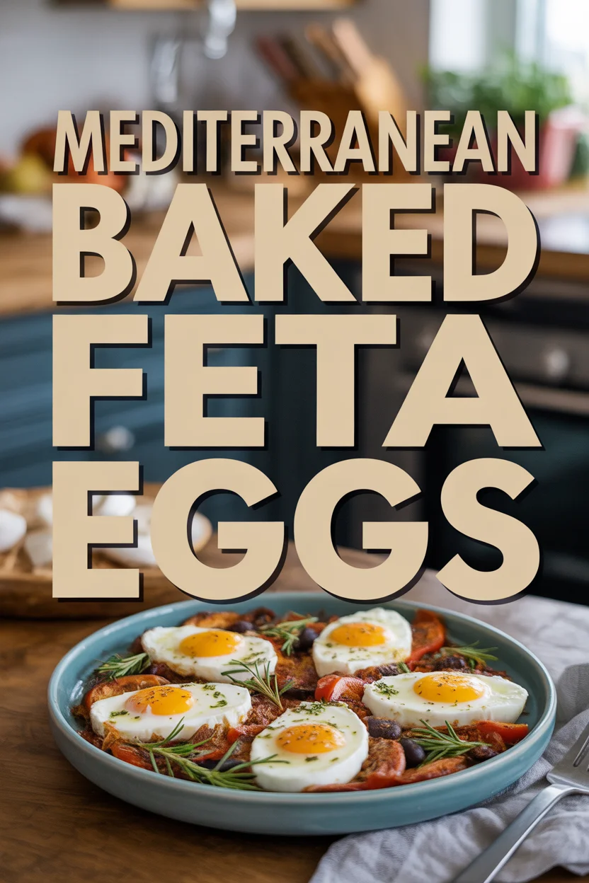 Mediterranean Baked Feta Eggs