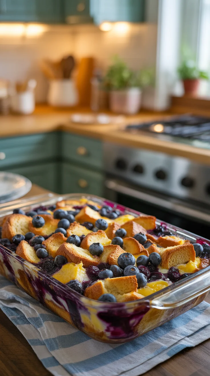 Best Blueberry French Toast Casserole