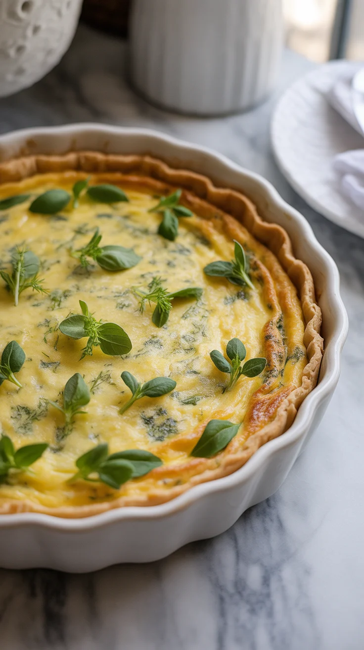 The Easiest Crustless Quiche