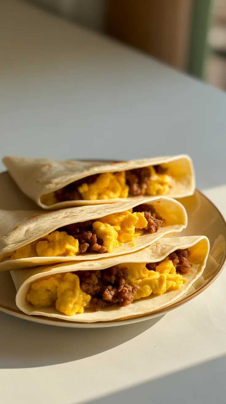 Simple Baked Breakfast Tacos