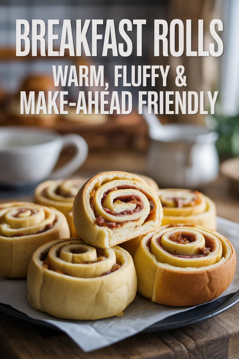 Breakfast Rolls – Warm, Fluffy & Make-Ahead Friendly