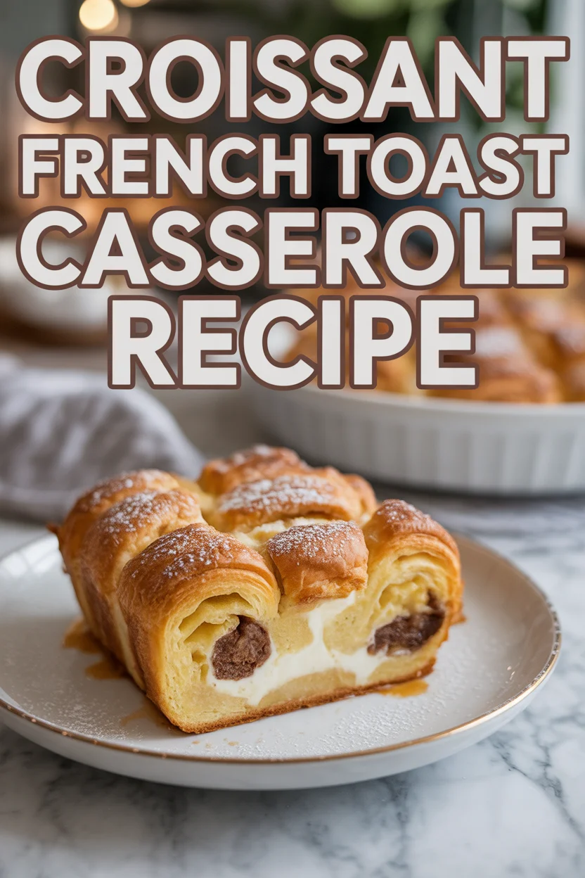 Croissant French Toast Casserole Recipe