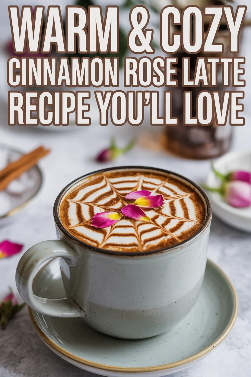 Cinnamon Rose Latte recipe