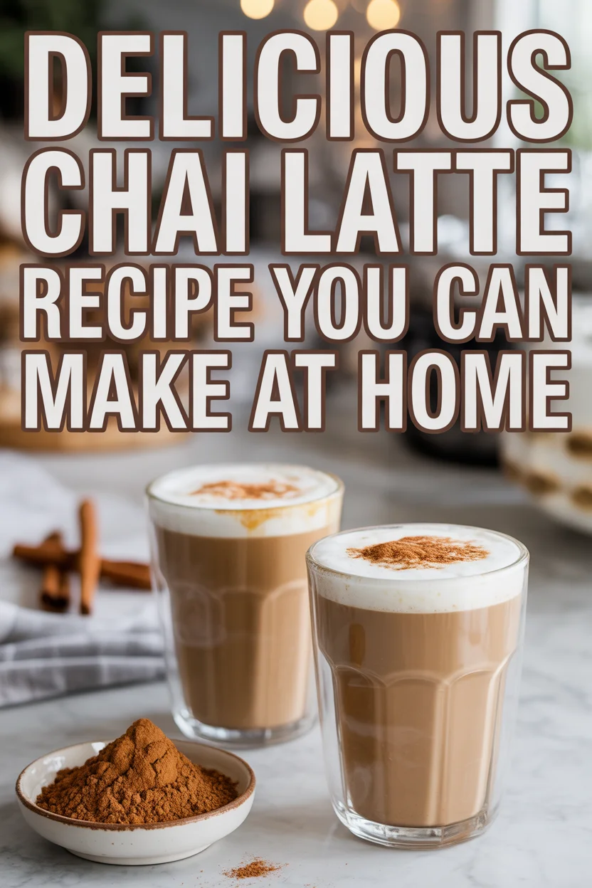 Delicious Chai Latte Recipe You Can Make at Home