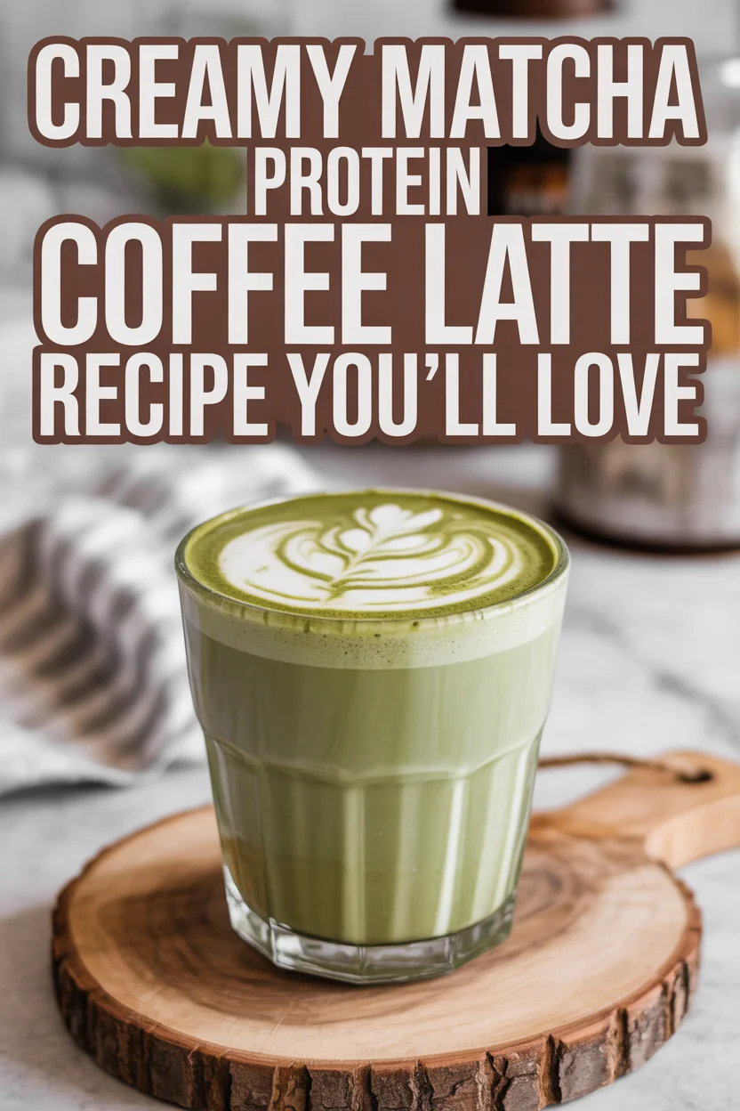 Creamy Matcha Protein Coffee Latte Recipe You’ll Love