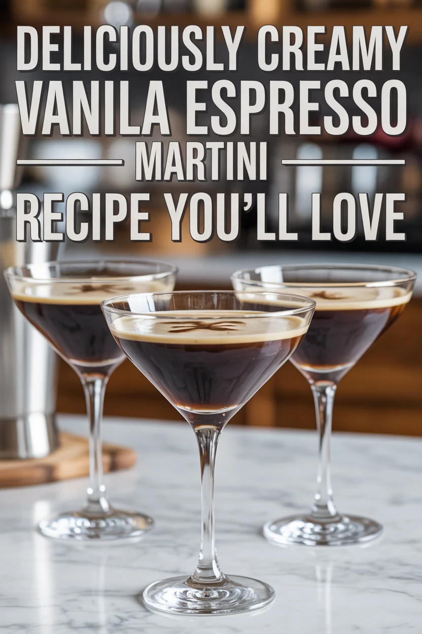 Deliciously Creamy Vanilla Espresso Martini Recipe You’ll Love
