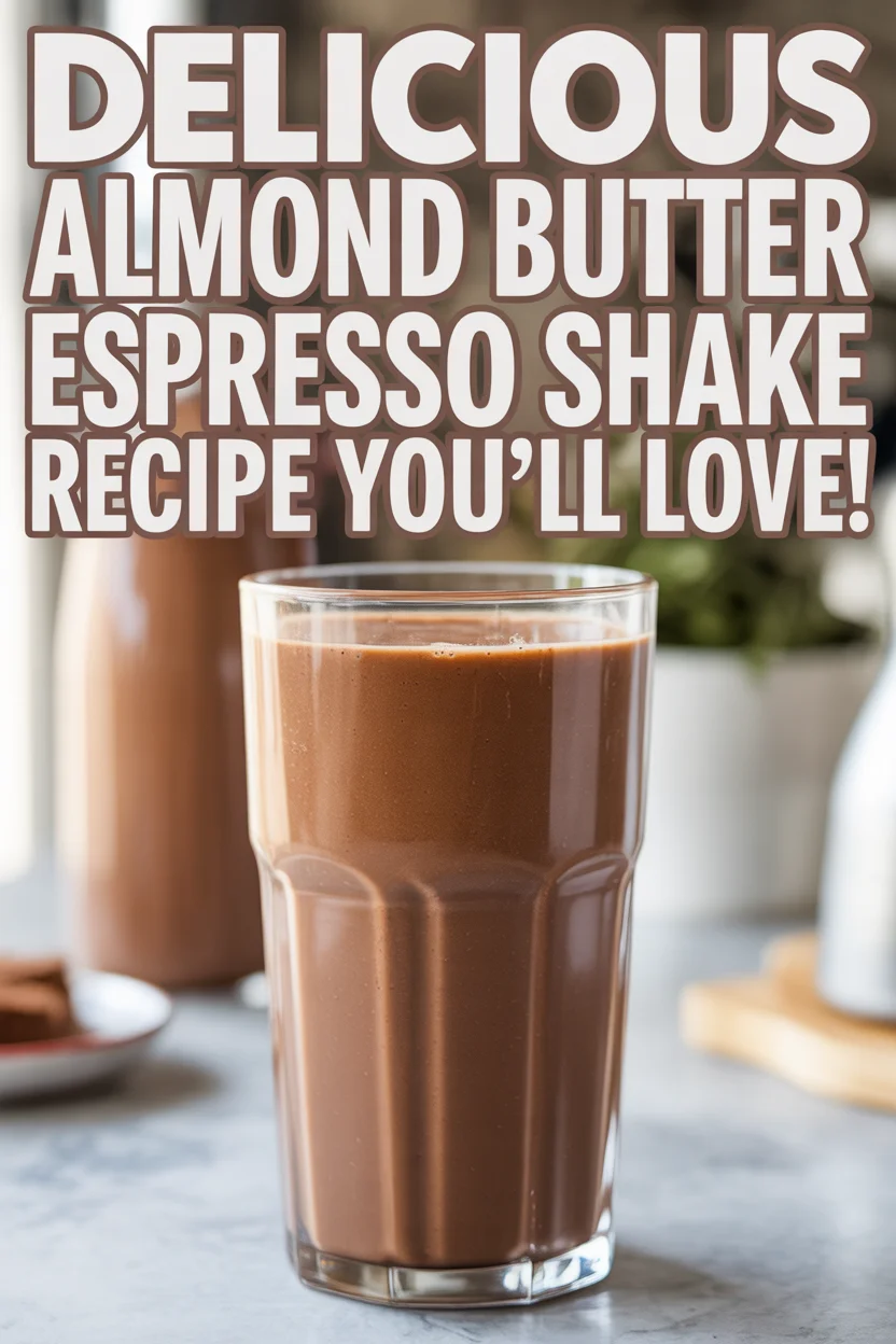 Almond Butter Espresso Shake recipe