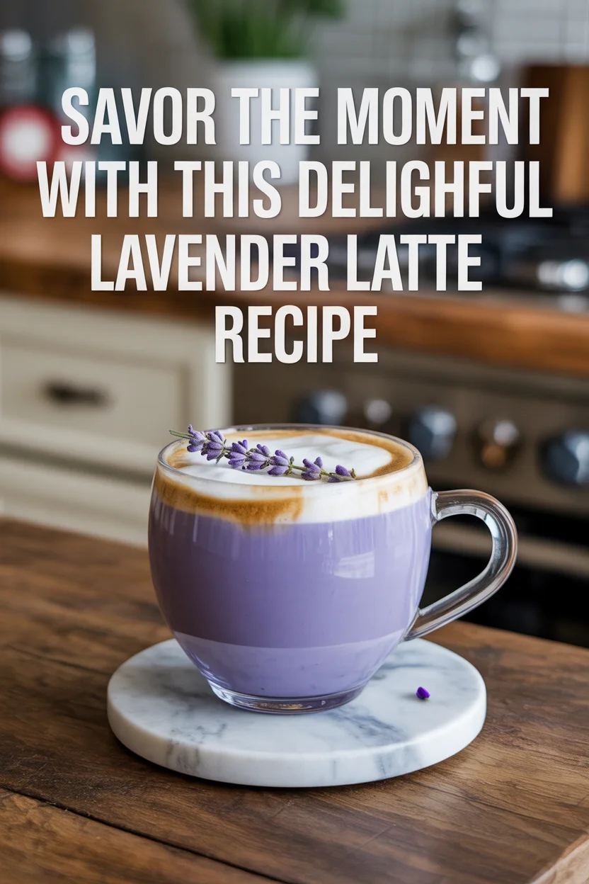 Savor the Moment with This Delightful Lavender Latte Recipe