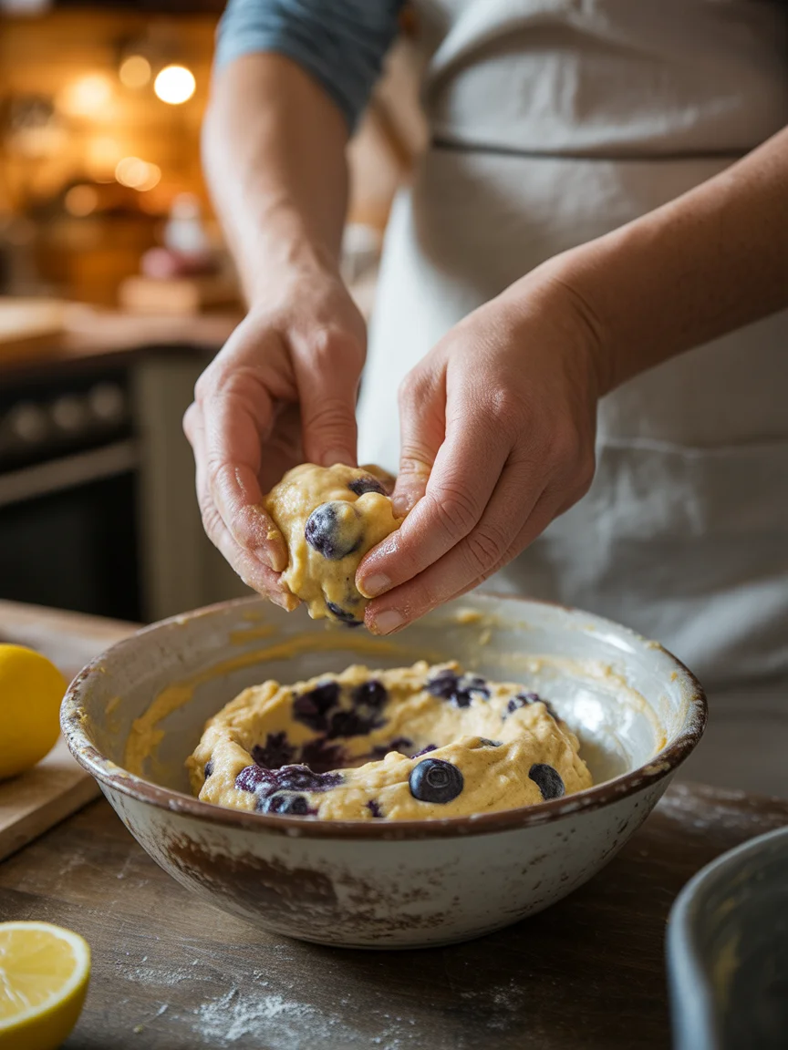 LEMON BLUEBERRY COOKIES