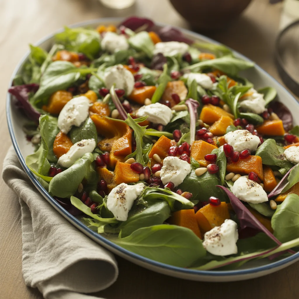 Roasted Sweet Potato Goat Cheese Salad Recipe