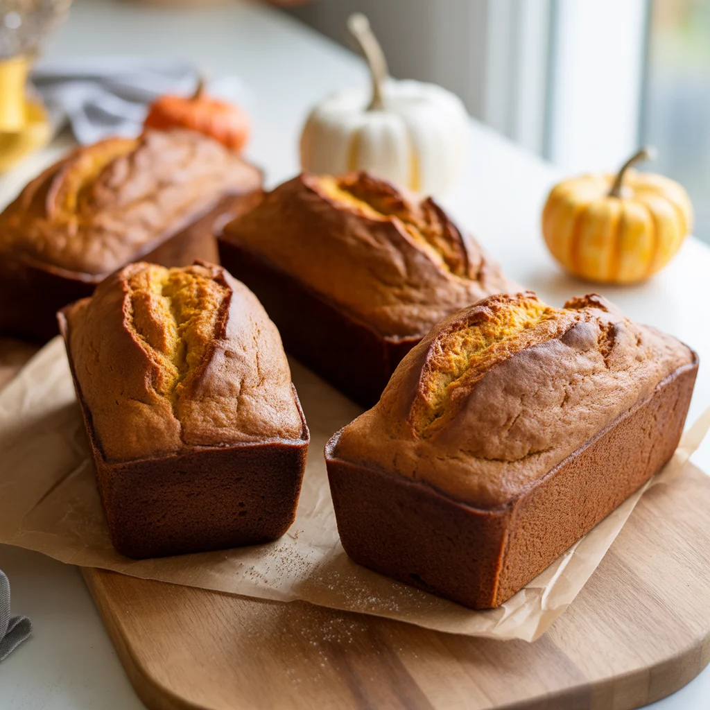 Cinnamon Swirl Pumpkin Bread Minis Recipe