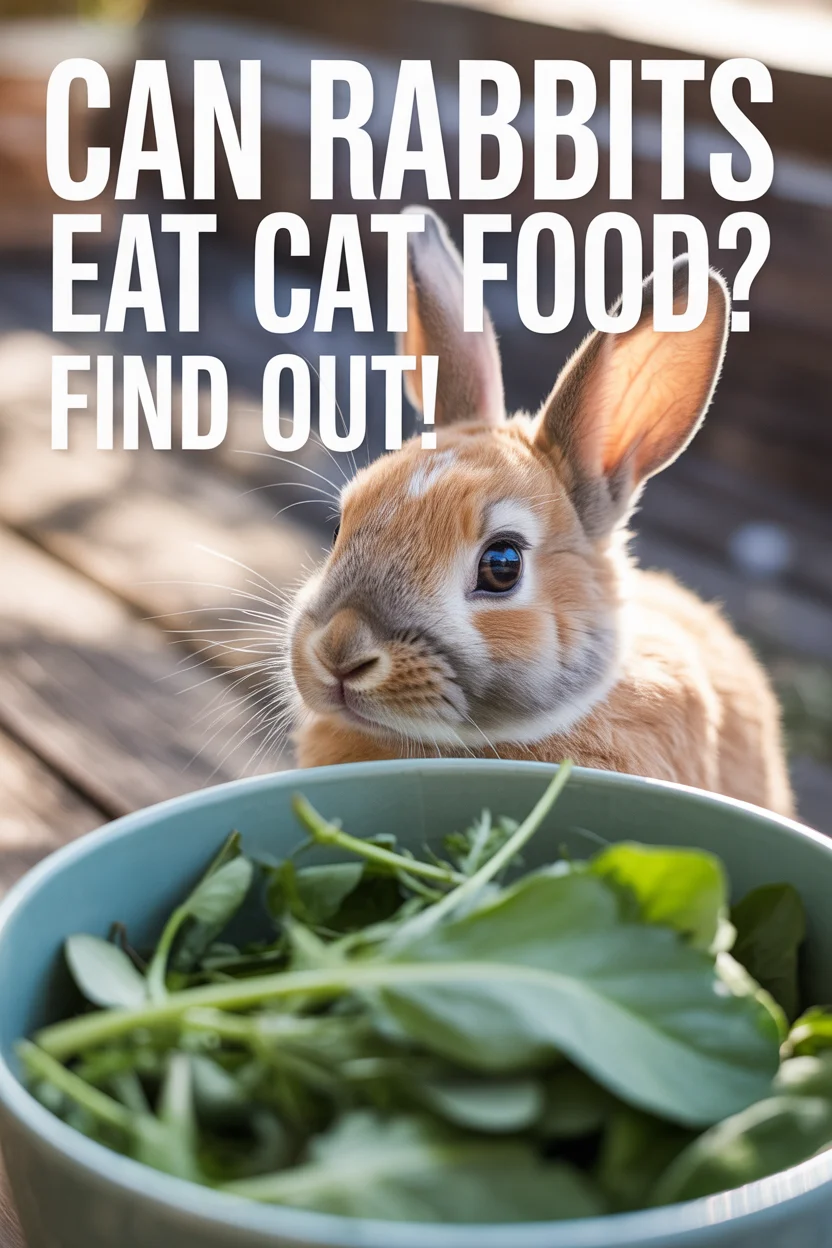can rabbits eat cat food