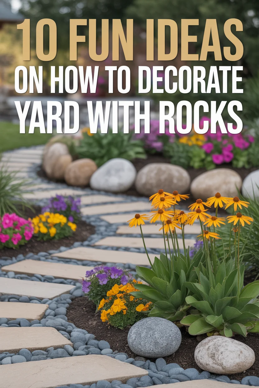 10 Fun Ideas on How to Decorate Yard with Rocks