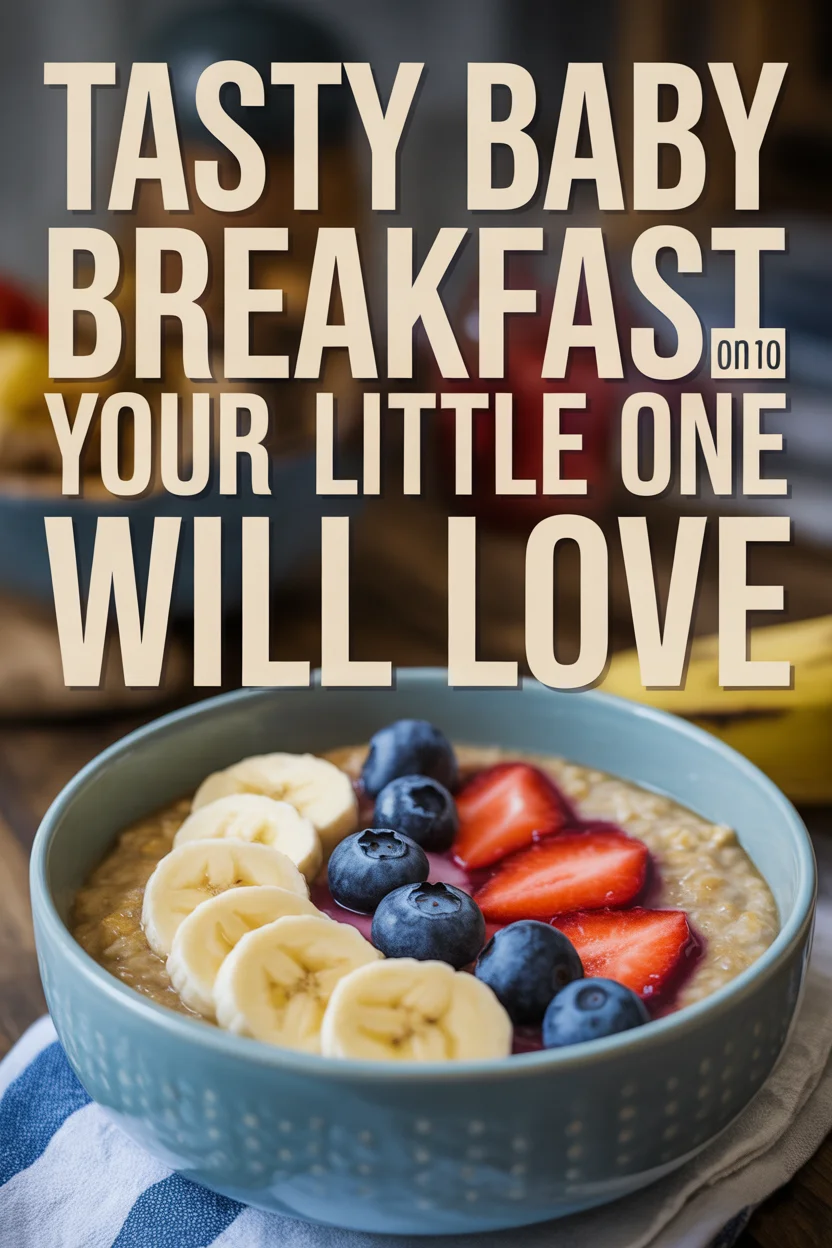 Tasty Baby Breakfast Ideas Your Little One Will Love