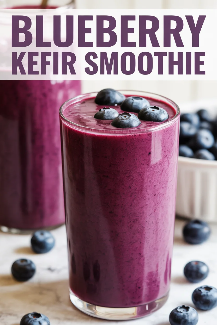 Blueberry Kefir Smoothie