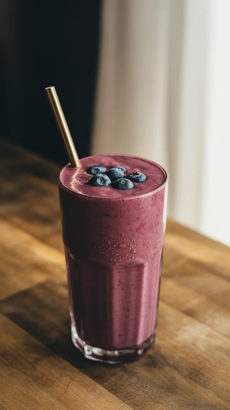 Blueberry Kefir Smoothie