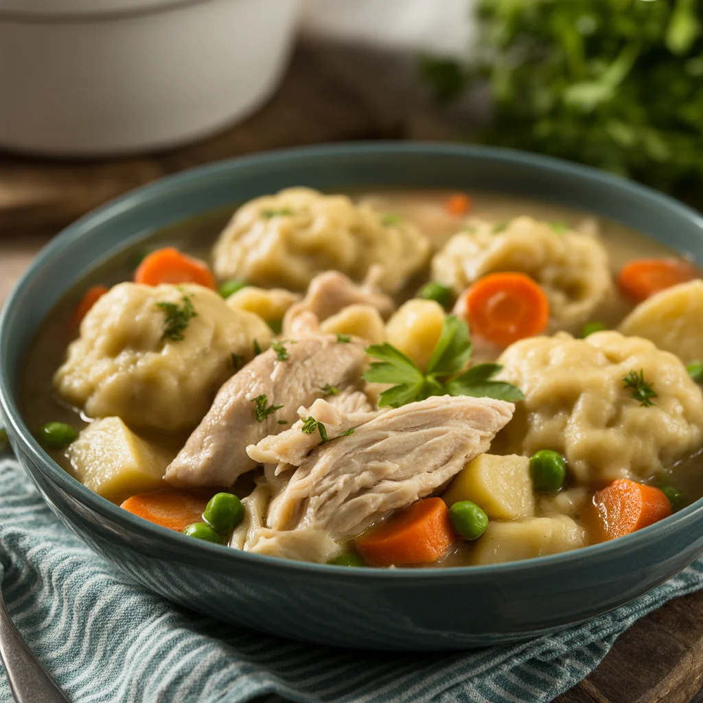 Crockpot Chicken and Dumplings