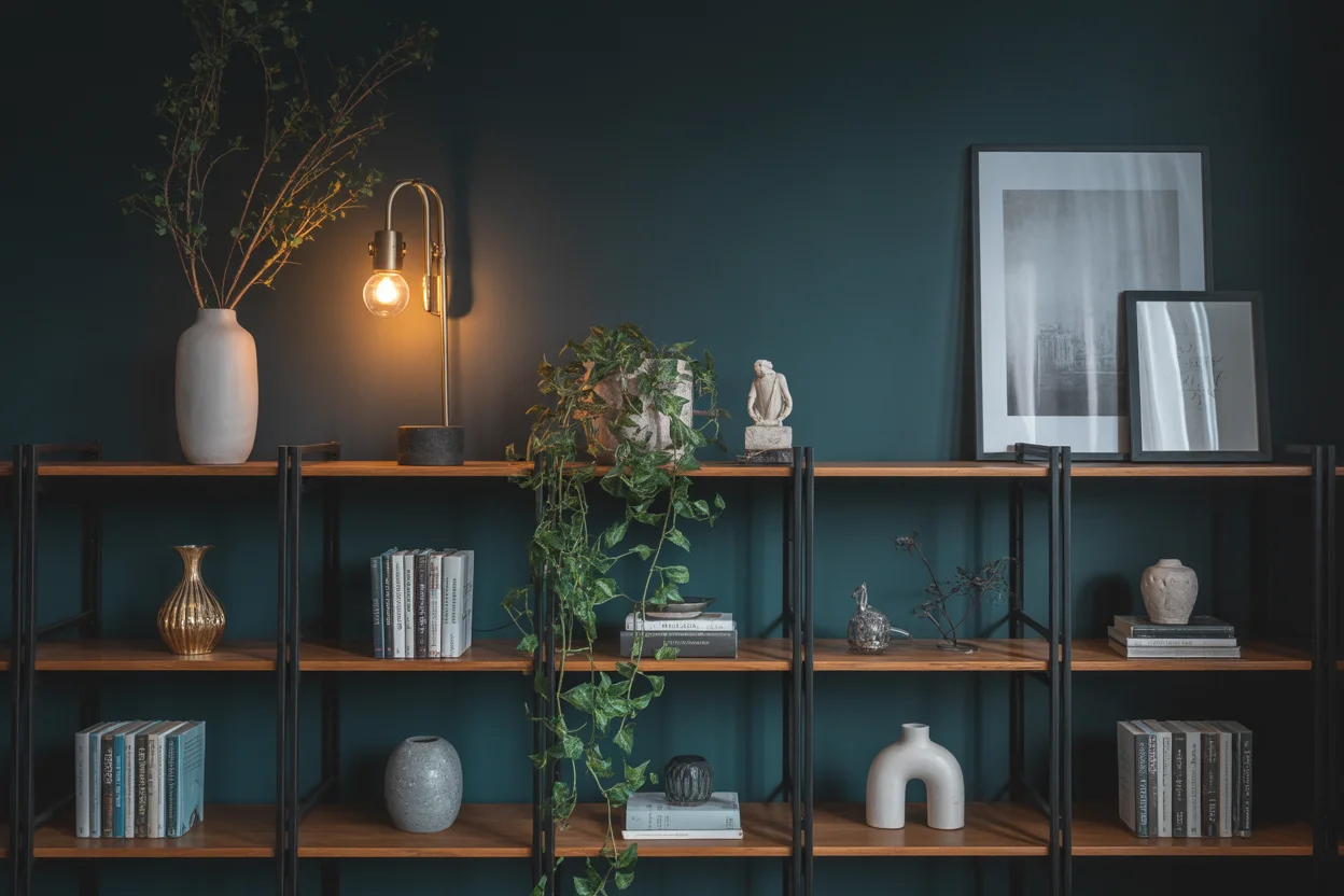 color drenching living room