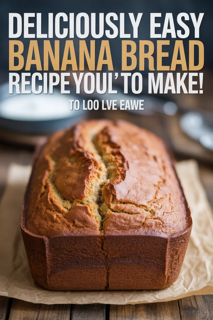 Deliciously Easy Banana Bread Recipe You’ll Love to Make!