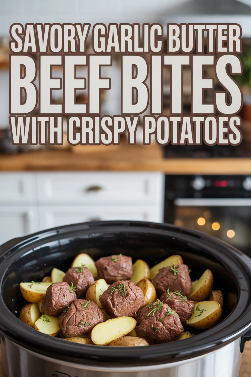 Garlic Butter Beef Bites with Potatoes