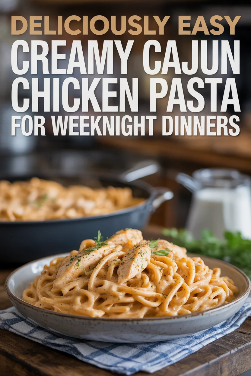 Deliciously Easy Creamy Cajun Chicken Pasta for Weeknight Dinners