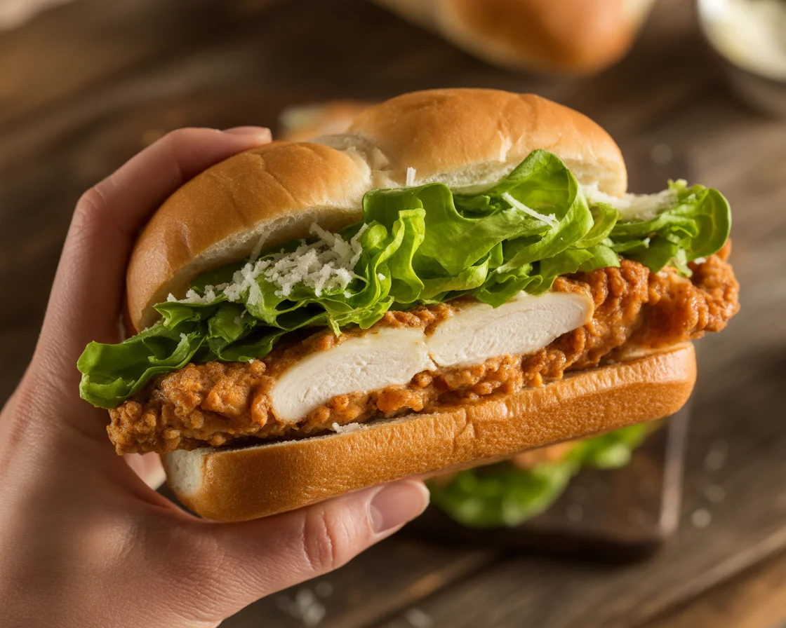 Crispy Chicken Caesar Sandwich