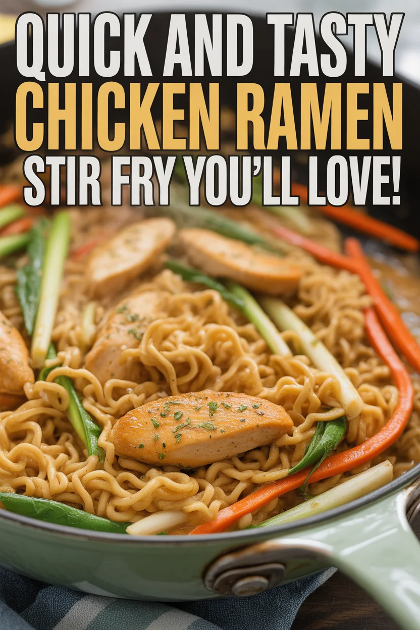 Chicken Ramen Stir Fry