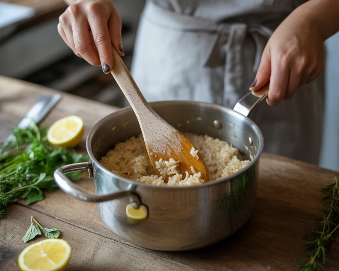 Savory Slow Cooker Lemon Herb Chicken with Fluffy Rice Delight