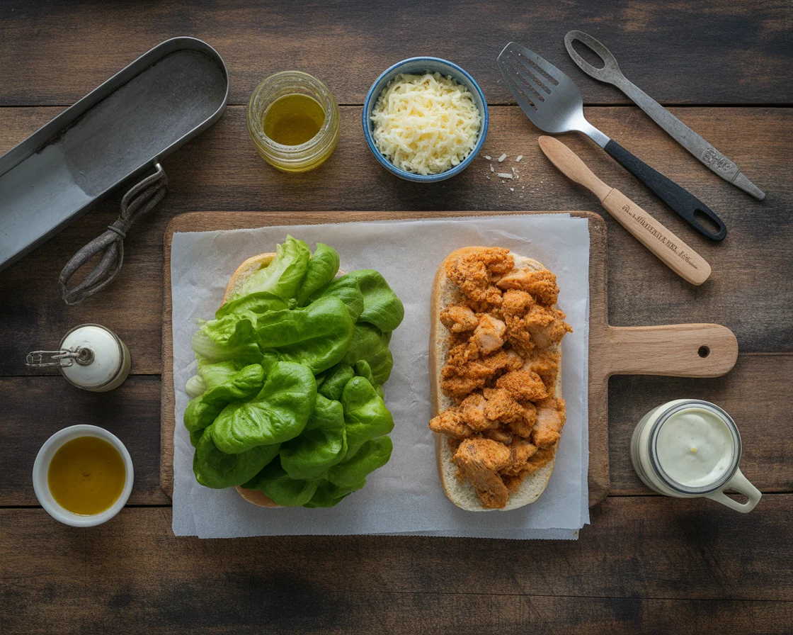 Mouthwatering Crispy Chicken Caesar Sandwich You’ll Love!