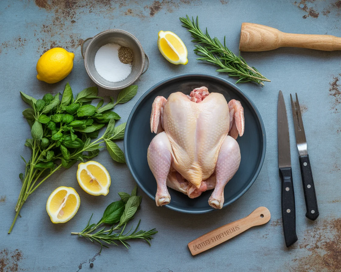 Savory Slow Cooker Lemon Herb Chicken with Fluffy Rice Delight