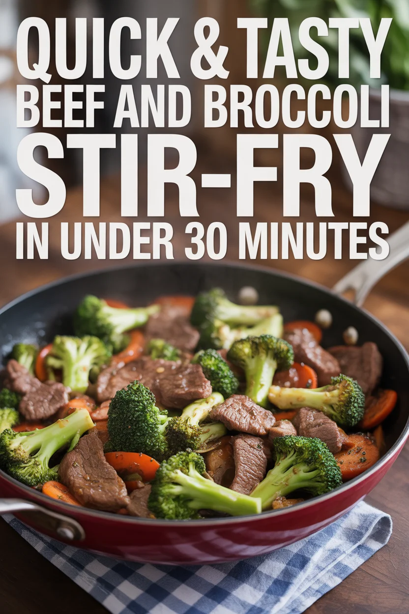 Beef and Broccoli Stir-Fry