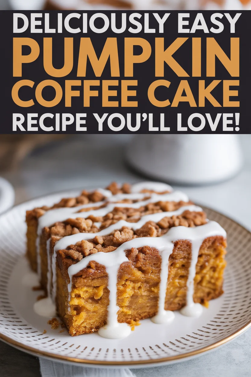 Deliciously Easy Pumpkin Coffee Cake Recipe You’ll Love!