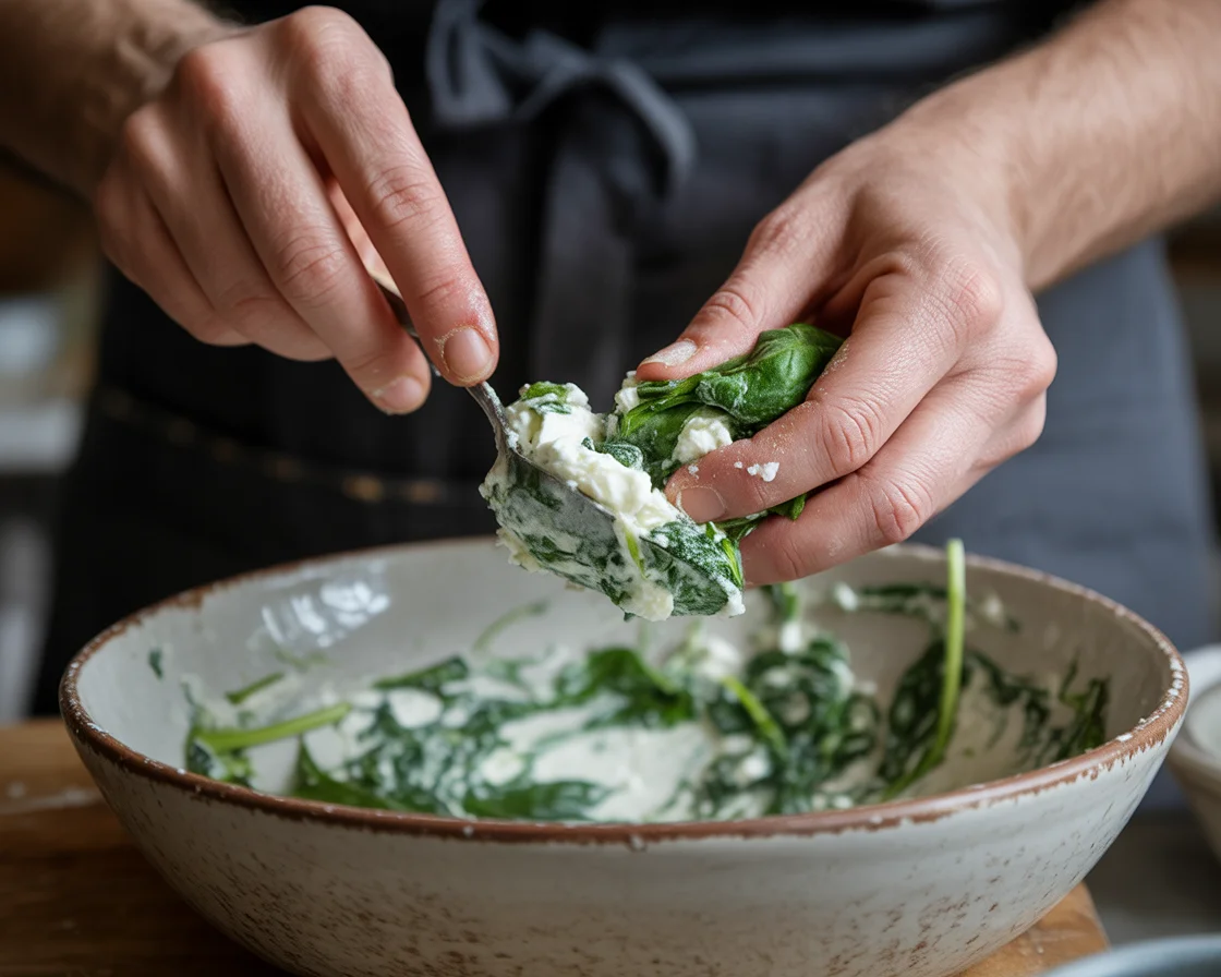 Spinach and Ricotta Stuffed Shells