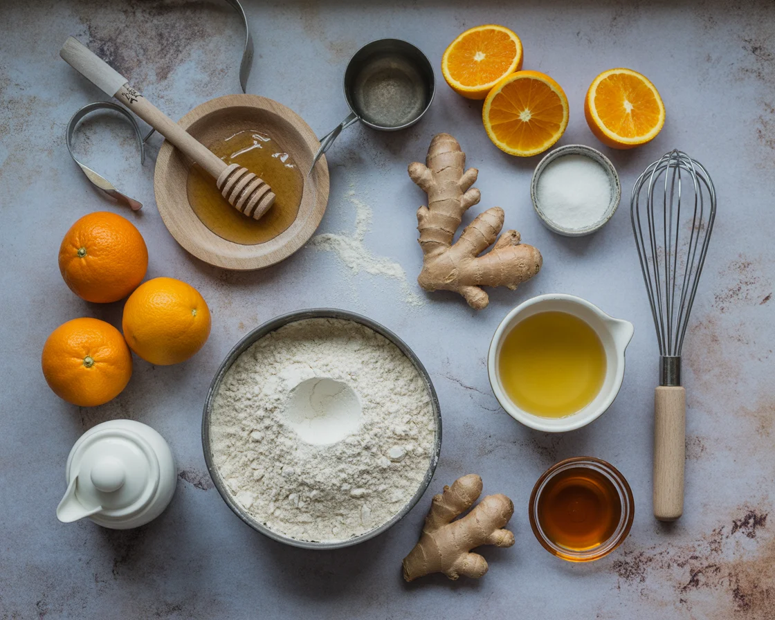 Orange Ginger Honey Cakes