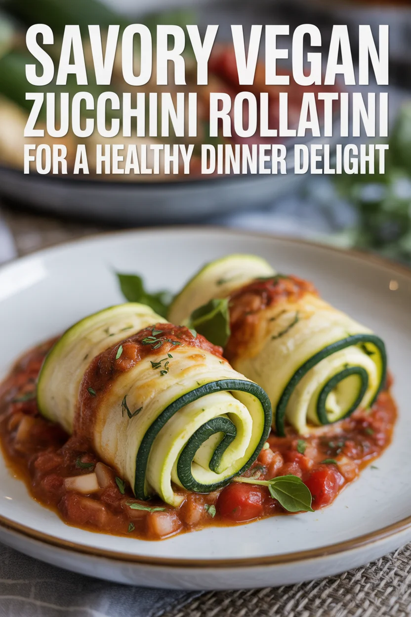 Vegan Zucchini Rollatini