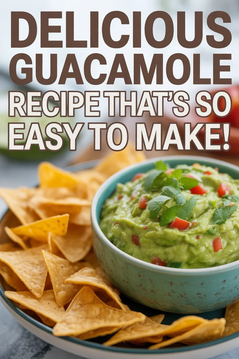 Delicious Guacamole Recipe That's So Easy to Make!